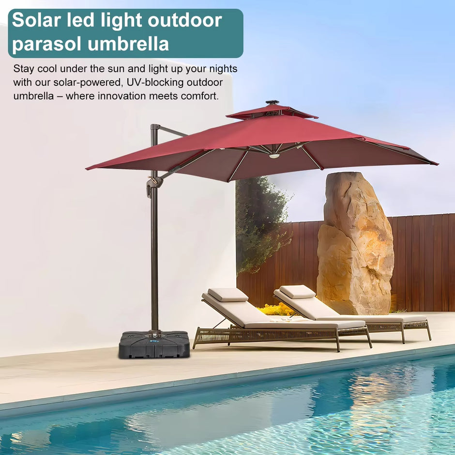 Outdoor Roman Umbrella Garden Villa Outdoor Umbrella