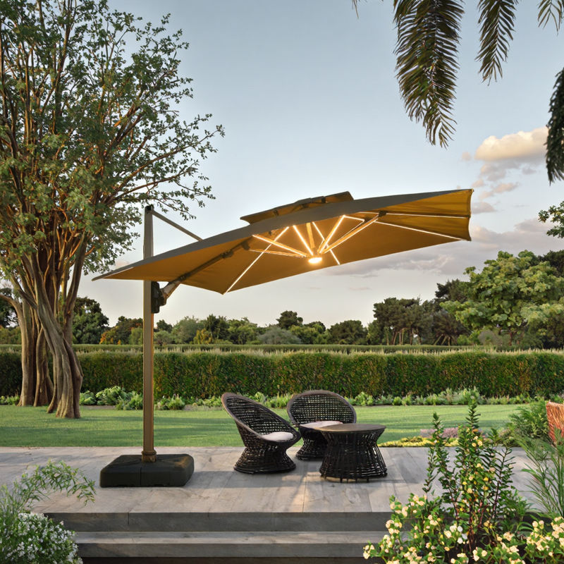 Outdoor Roman Umbrella Garden Villa Outdoor Umbrella