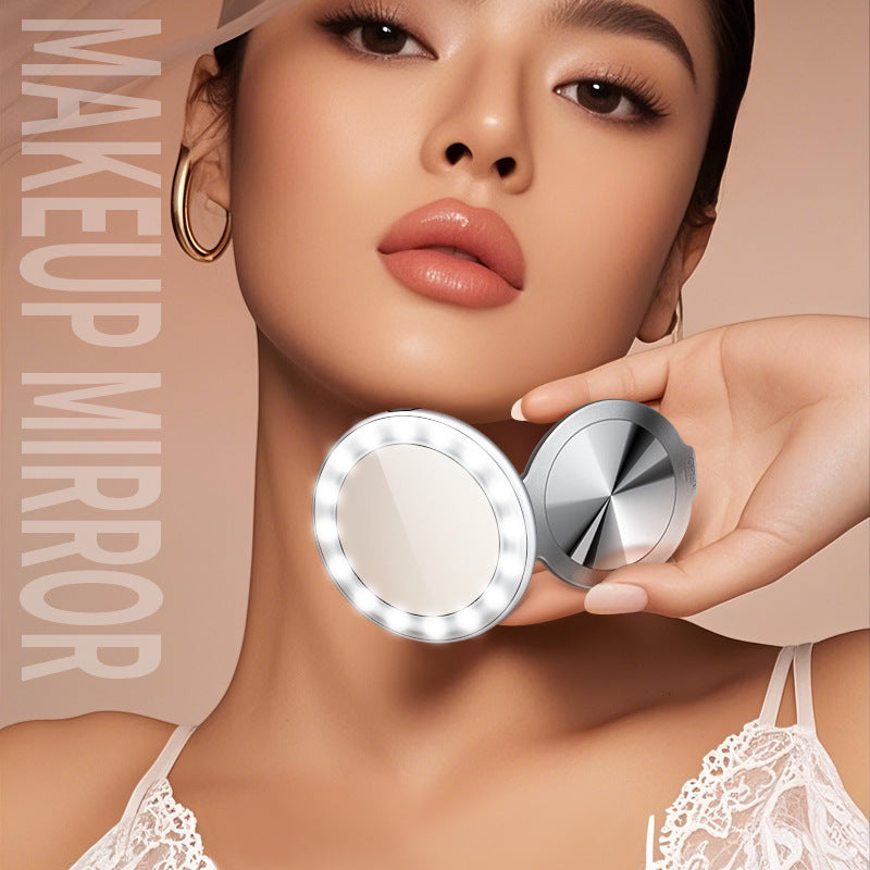 Bracket magnetic absorption LED3 gear fill light self-shooting + beauty makeup mirror Universal