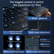 Transparent Rotating iPad Magic Keyboard Compatible with Apple Air5 One Pro Protective Case