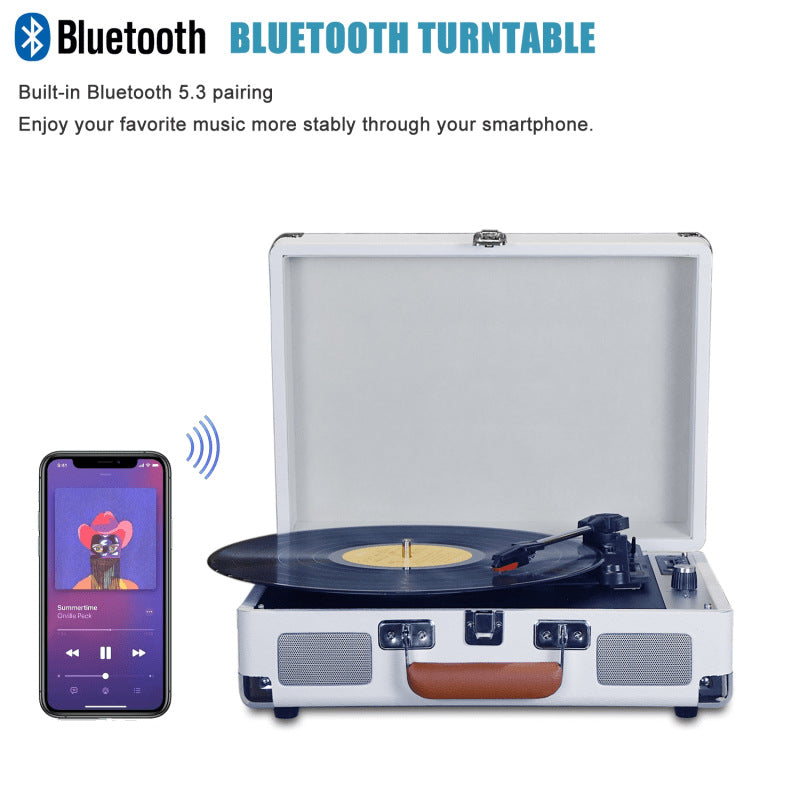 Vinyl Record Player - Phonograph Gift Bluetooth Speaker
