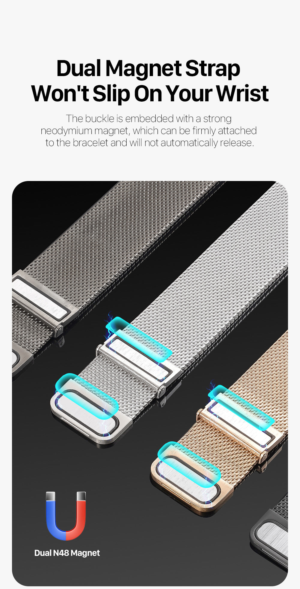 Milanese Air Series Apple Watch Strap