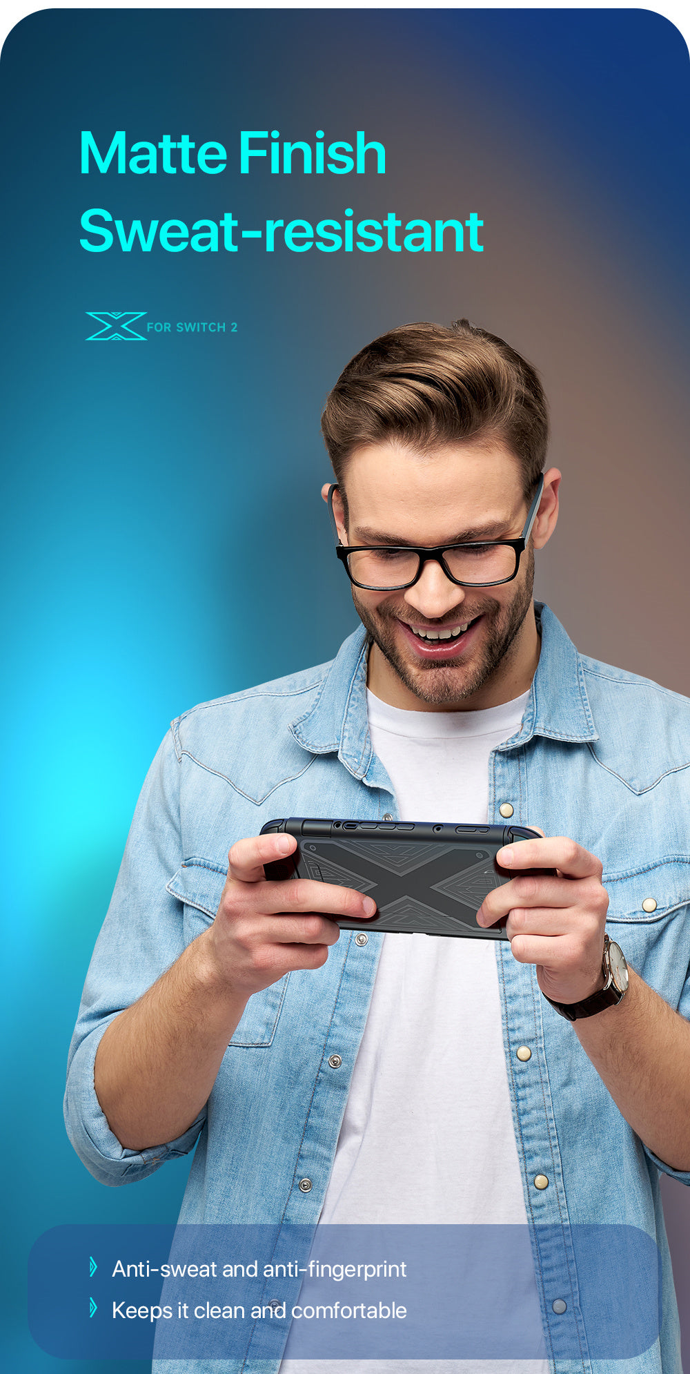 Protective Case + Screen Protector  for Switch 2