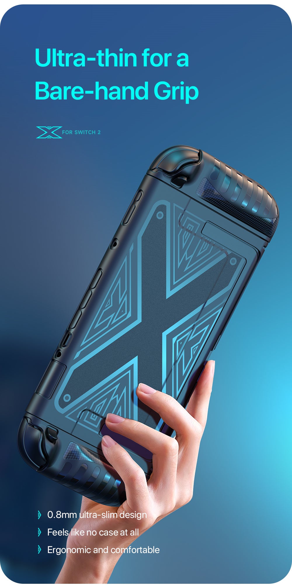 Protective Case + Screen Protector  for Switch 2