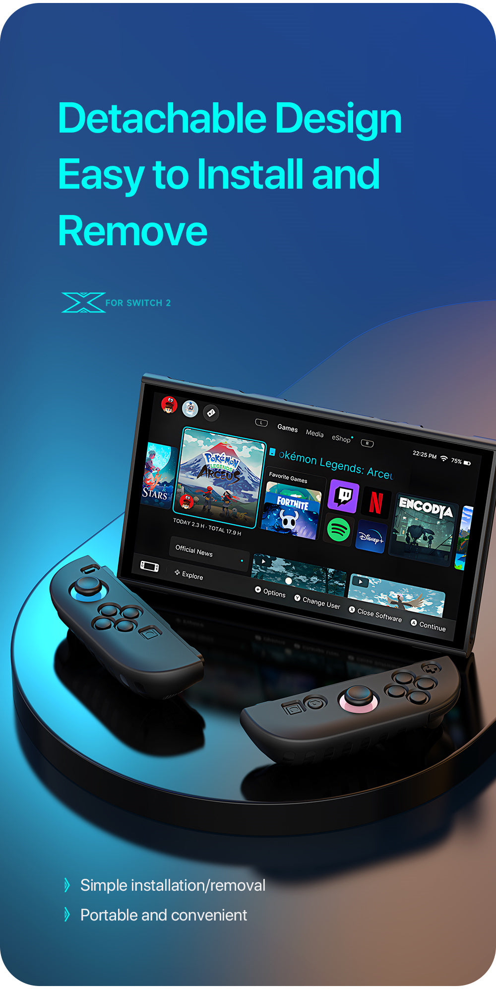 Protective Case + Screen Protector  for Switch 2