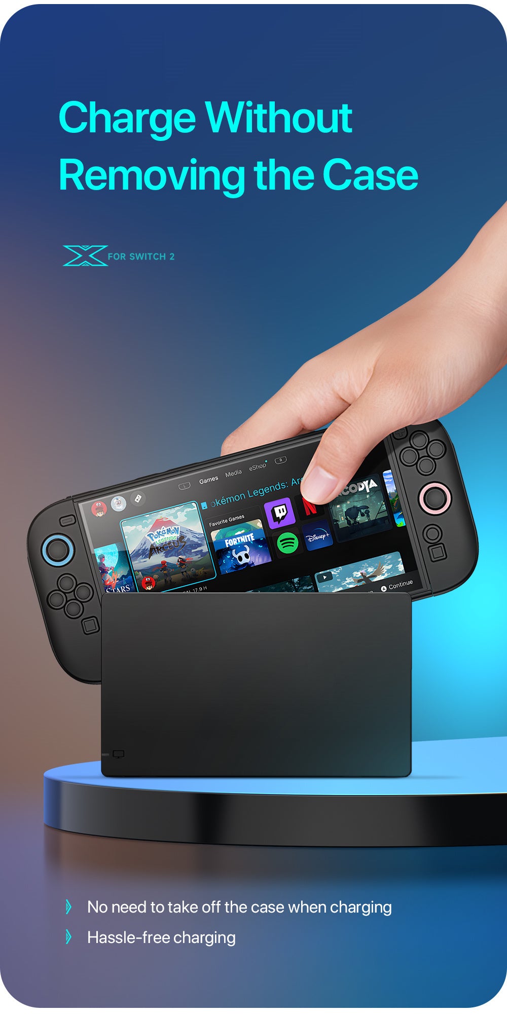 Protective Case + Screen Protector  for Switch 2