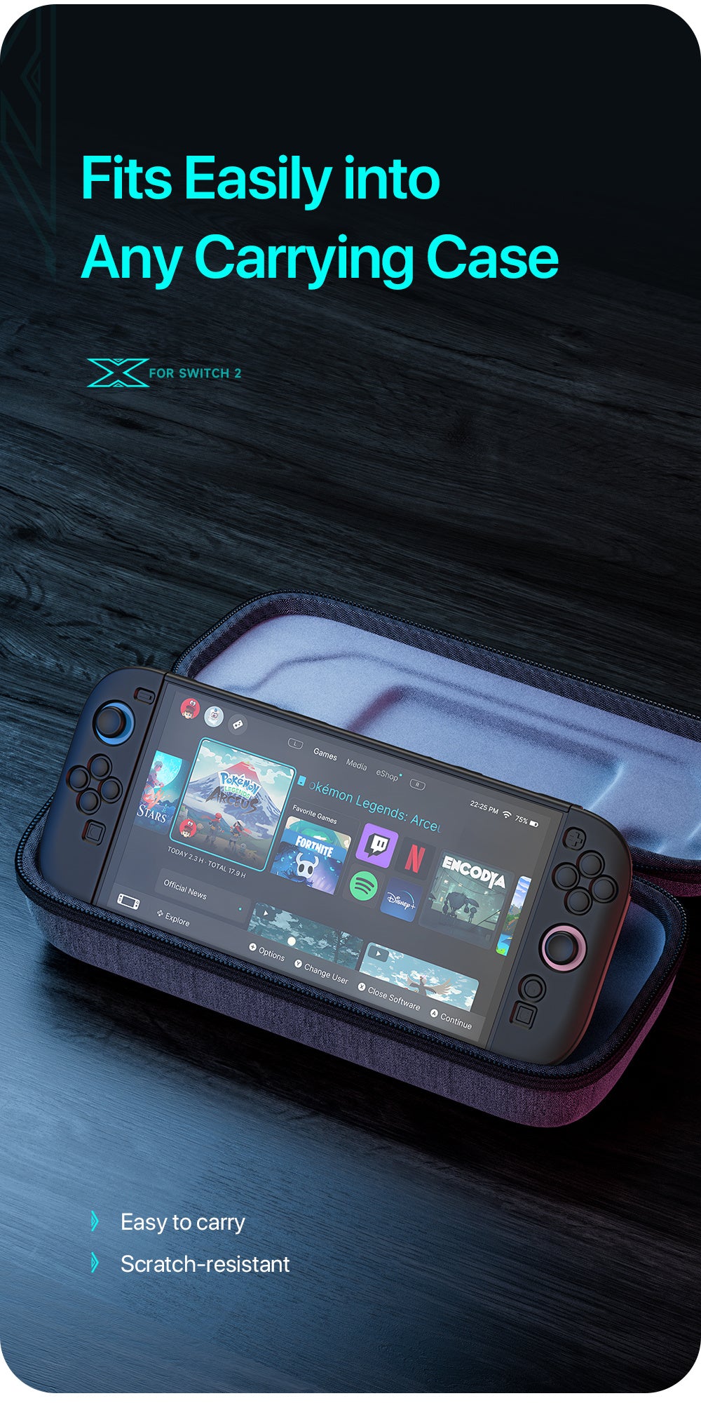 Protective Case + Screen Protector  for Switch 2