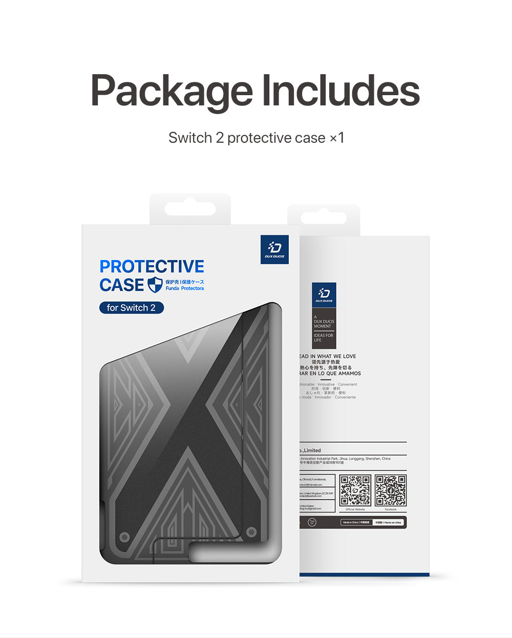 Protective Case + Screen Protector  for Switch 2