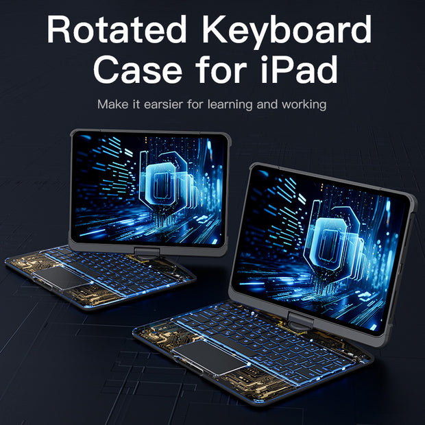 透明旋转式 iPad 妙控键盘
