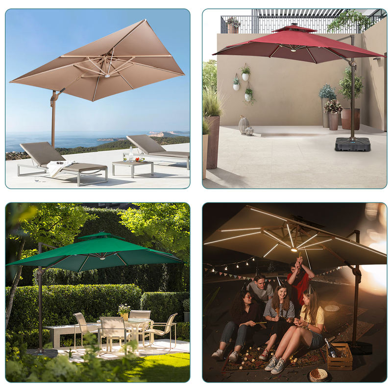 Outdoor Roman Umbrella Garden Villa Outdoor Umbrella