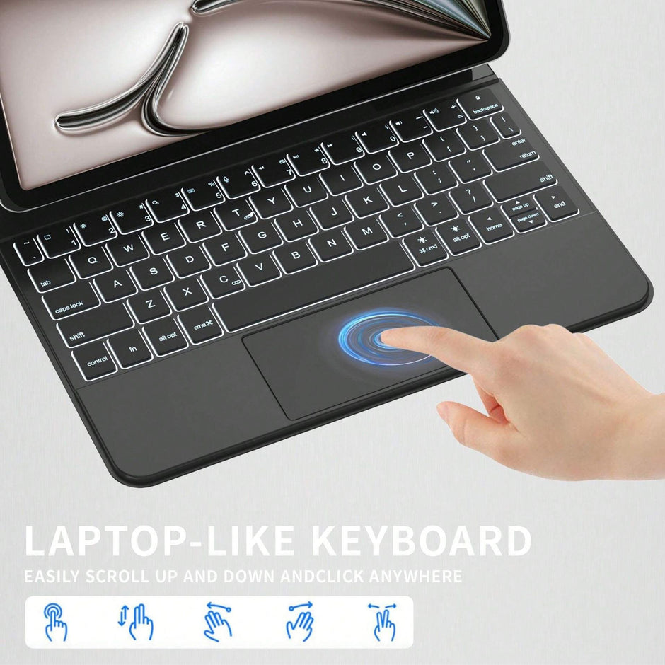 Compatible with Air 11inch Magic Keyboard iPad 10th Generation Touch Keyboard Air 4/5 Magnetic Case New Pro 11