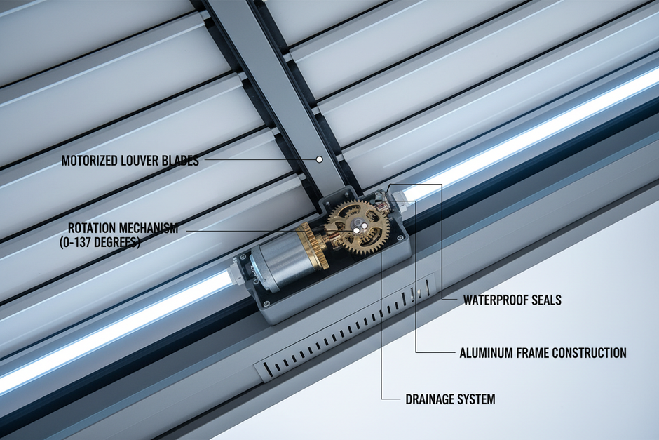 Motorized Louver System